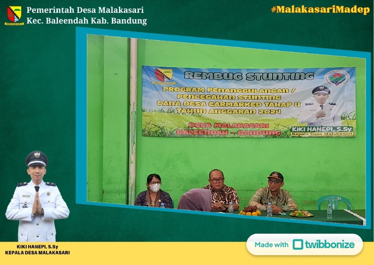 Rembuk Stunting Desa Malakasari Tahun 2024